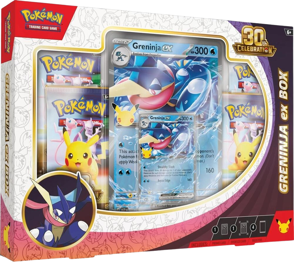 30th Celebration Greninja ex Box | Pokémon TCG