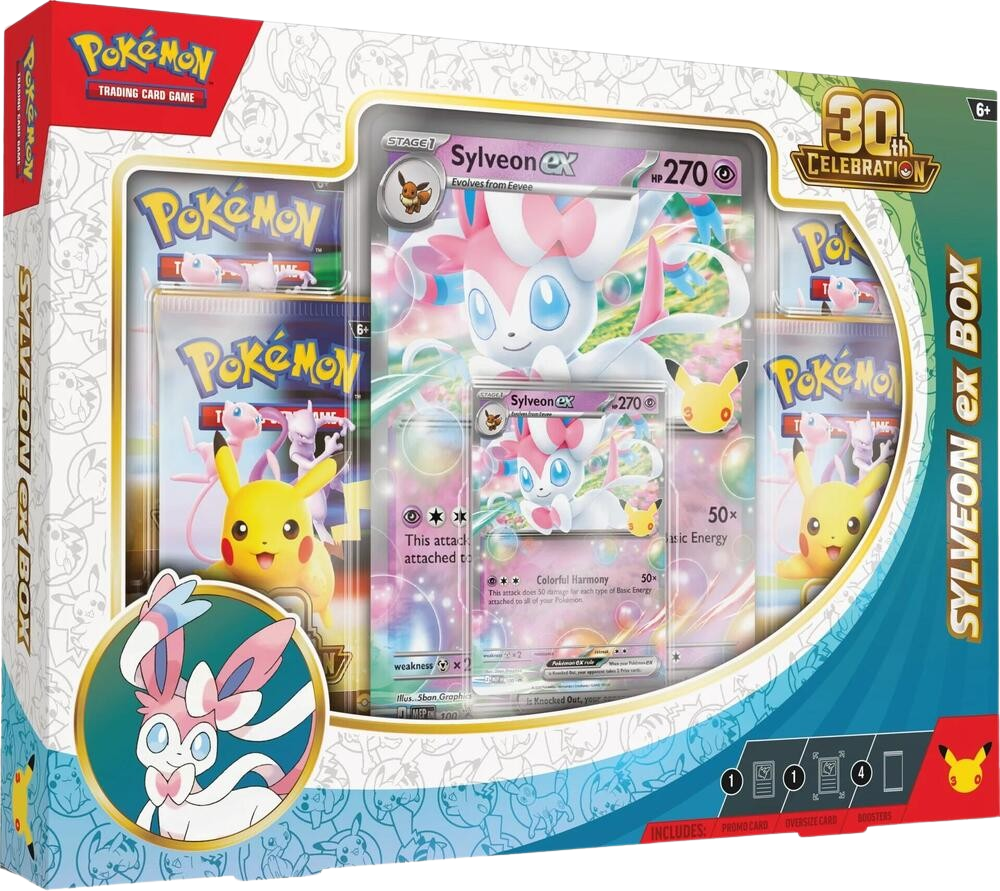 30th Celebration Sylveon ex Box | Pokémon TCG